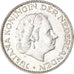 Moneda, Países Bajos, Juliana, Gulden, 1956, Utrecht, MBC+, Plata, KM:184