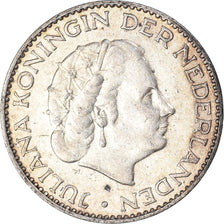 Münze, Niederlande, Juliana, Gulden, 1957, Utrecht, SS+, Silber, KM:184