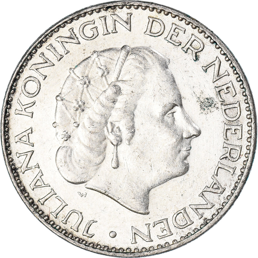 Monnaie, Pays-Bas, Juliana, Gulden, 1964, Utrecht, TTB, Argent, KM:184