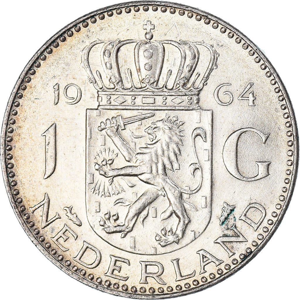 Monnaie, Pays-Bas, Juliana, Gulden, 1964, Utrecht, TTB, Argent, KM:184