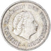 Moneda, Antillas holandesas, Juliana, 1/4 Gulden, 1965, Utrecht, MBC, Plata