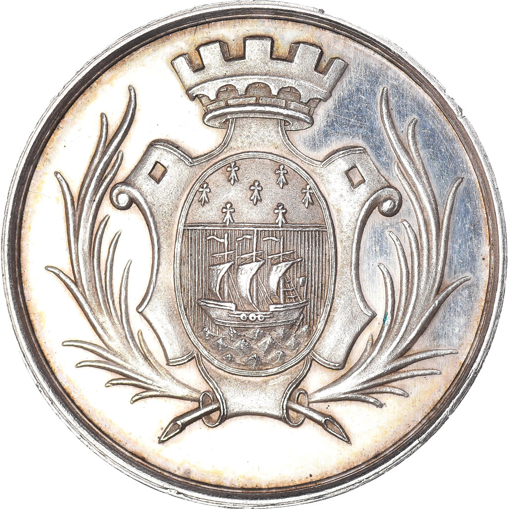 France, Token, Caisse d'Epargne de Nantes, AU(55-58), Silver