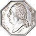 Francia, zeton, Louis XVIII, chambre de commerce de la ville de Lille, Barre
