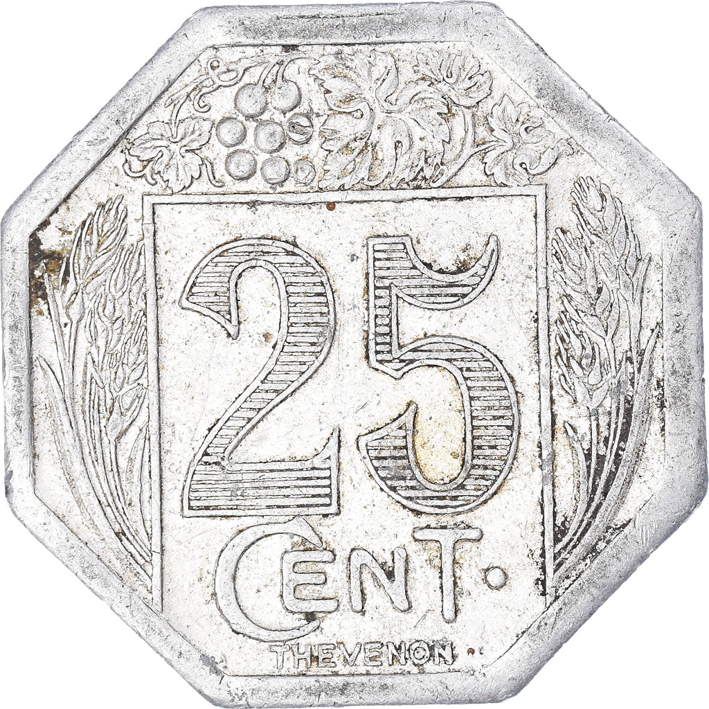 Coin, France, Société des commerçants de Royon sur l'océan, 25 Centimes