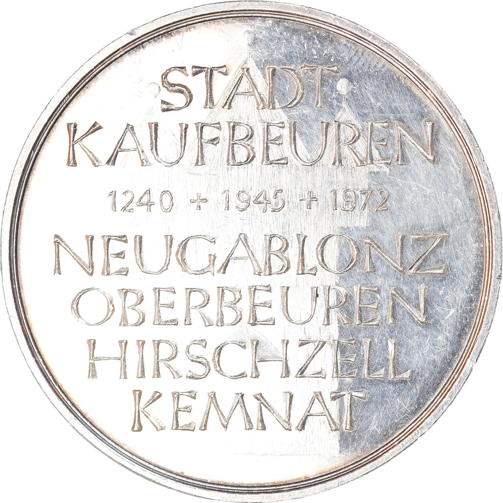 Germany, Medal, Stadt Kaufbeuren, 1972, AU(50-53), Silver