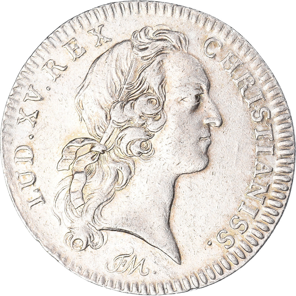 Francia, ficha, Louis XV, Sindic généraux, 1737, fm, BB+, Argento