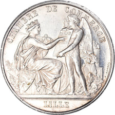 France, Token, Chambre de Commerce de Lille, Borrel, AU(55-58), Silver