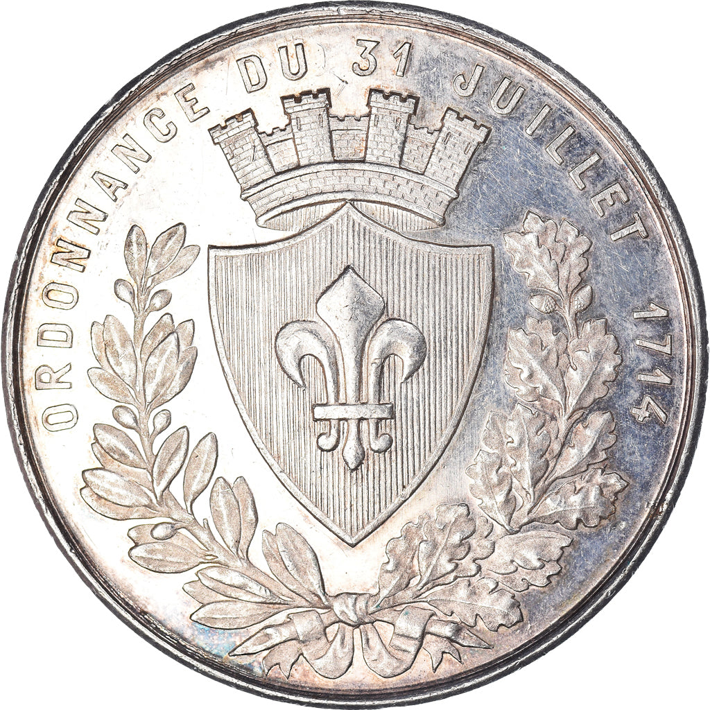 France, Token, Chambre de Commerce de Lille, Borrel, AU(55-58), Silver