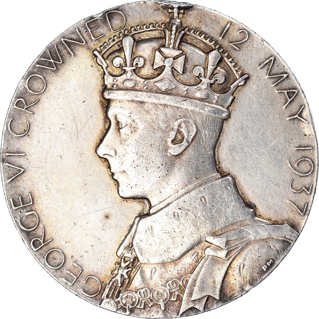 Reino Unido, medalha, Coronation of King Georges VI and Queen Elisabeth, 1937