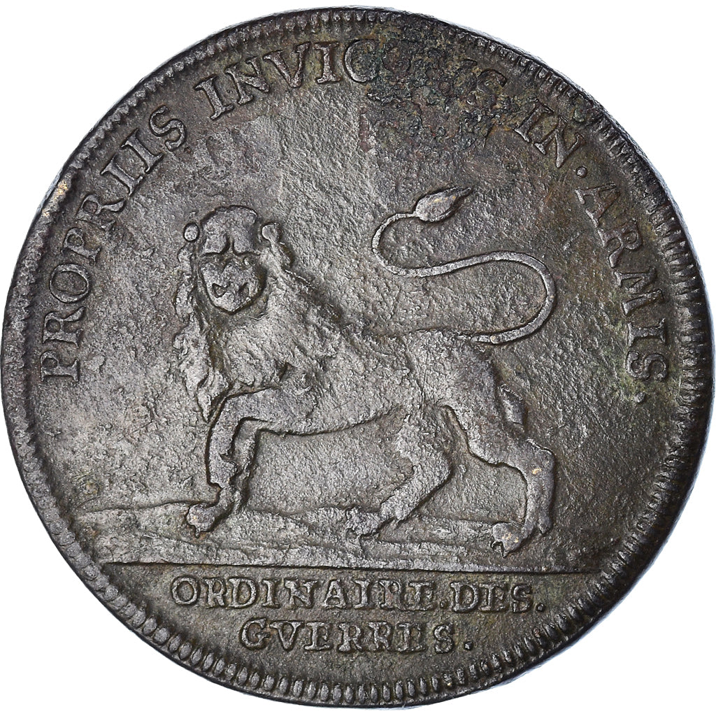 Francia, ficha, Louis XIV, Ordinaire des Guerres, BB, Rame, Feuardent:473
