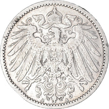 Coin, GERMANY - EMPIRE, Wilhelm II, Mark, 1909, Berlin, EF(40-45), Silver, KM:14