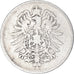 Coin, GERMANY - EMPIRE, Wilhelm I, Mark, 1875, Munich, VF(20-25), Silver, KM:7