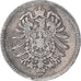 Coin, GERMANY - EMPIRE, Wilhelm I, Mark, 1876, Darmstadt, VF(30-35), Silver