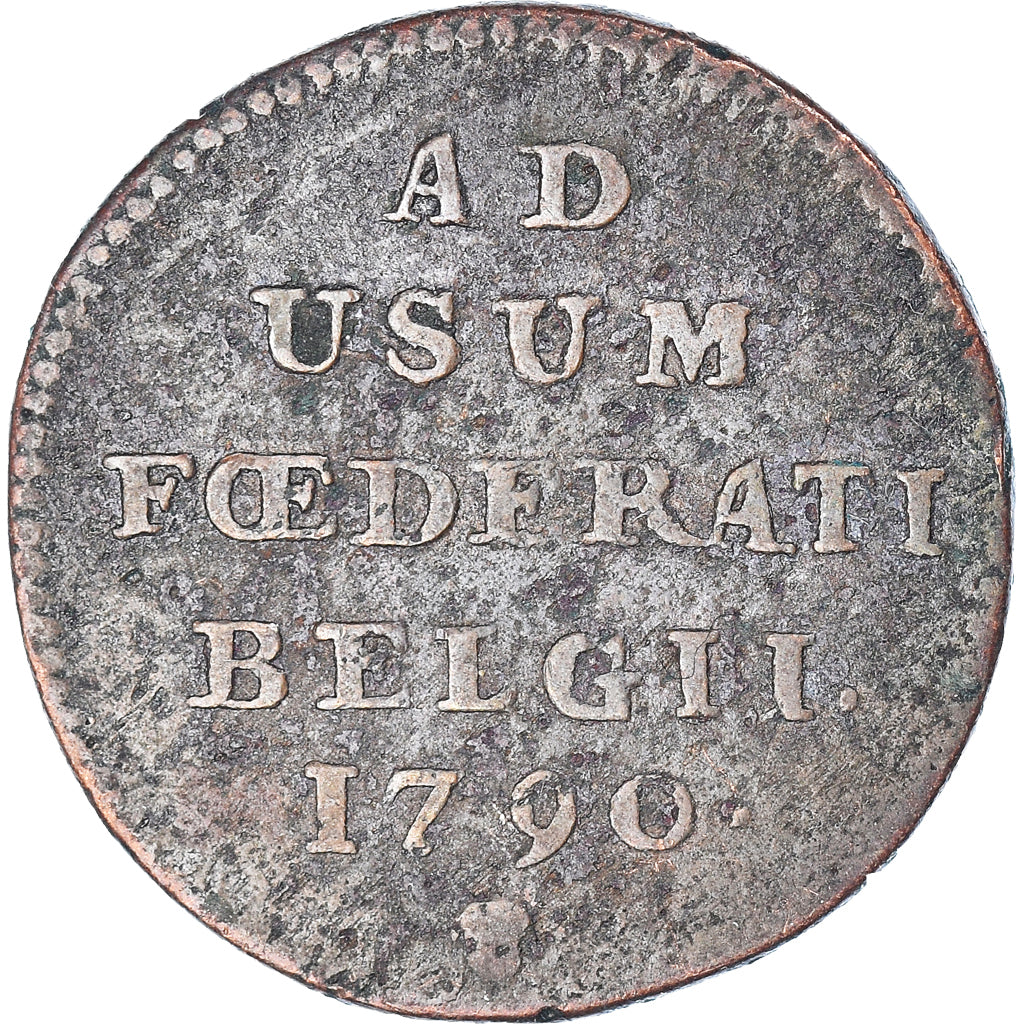 Coin, AUSTRIAN NETHERLANDS, Liard, Oord, 1790, Brussels, VF(30-35), Copper