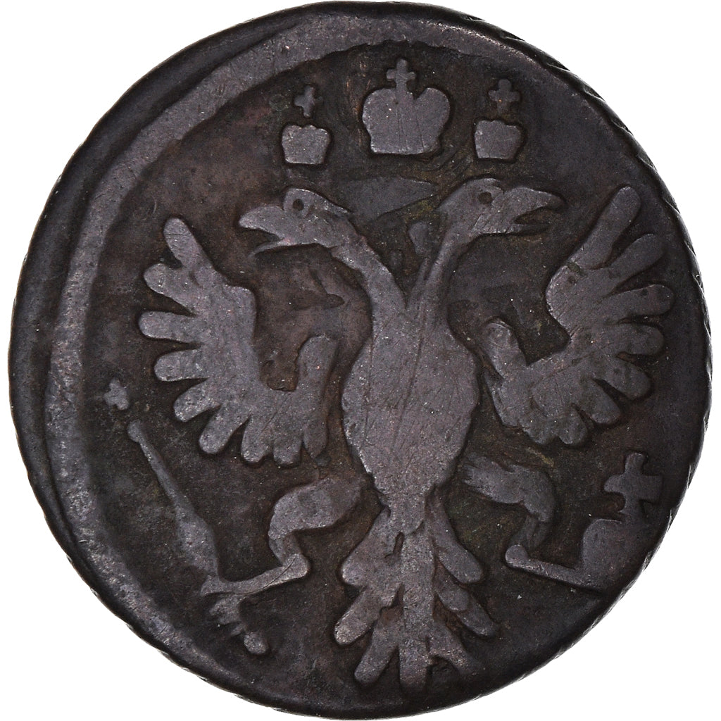 Monnaie, Russie, Polushka, 1/4 Kopek, 1735, TTB, Cuivre, KM:187