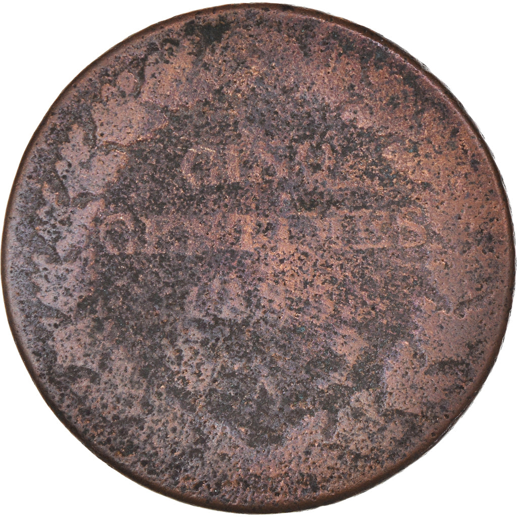 Moeda, França, Dupré, 5 Centimes, AN 5, Paris, F(12-15), Bronze, KM:640.1