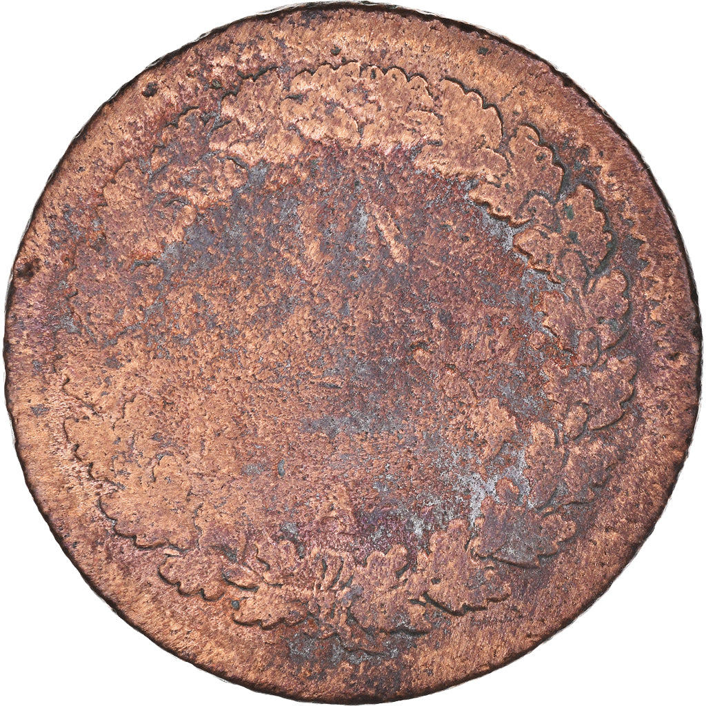 Moneda, Francia, Dupré, Decime, Paris, BC, Cobre