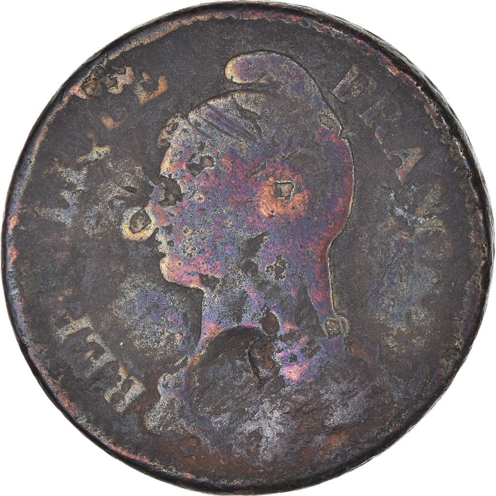 Munten, Frankrijk, Dupré, Decime, AN 7, Lille, FR, Bronzen, KM:644.11