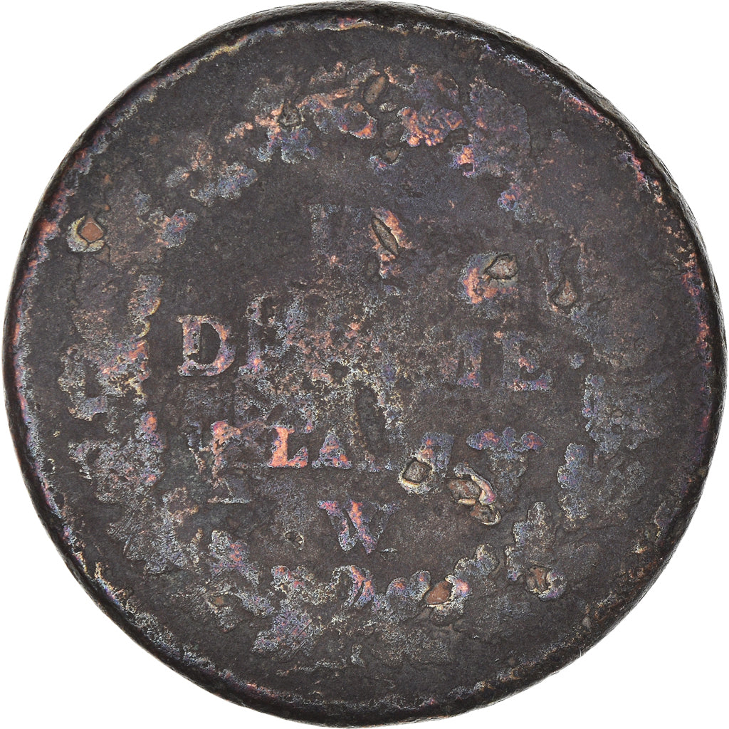 Munten, Frankrijk, Dupré, Decime, AN 7, Lille, FR, Bronzen, KM:644.11