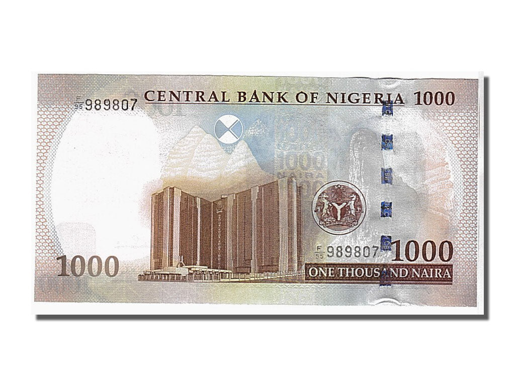 Geldschein, Nigeria, 1000 Naira, 2011, KM:36e, UNZ-