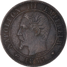 Moneta, Francia, Napoleon III, Napoléon III, Centime, 1855, Marseille, BB