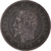 Coin, France, Napoleon III, Napoléon III, Centime, 1855, Lyon, VF(30-35)