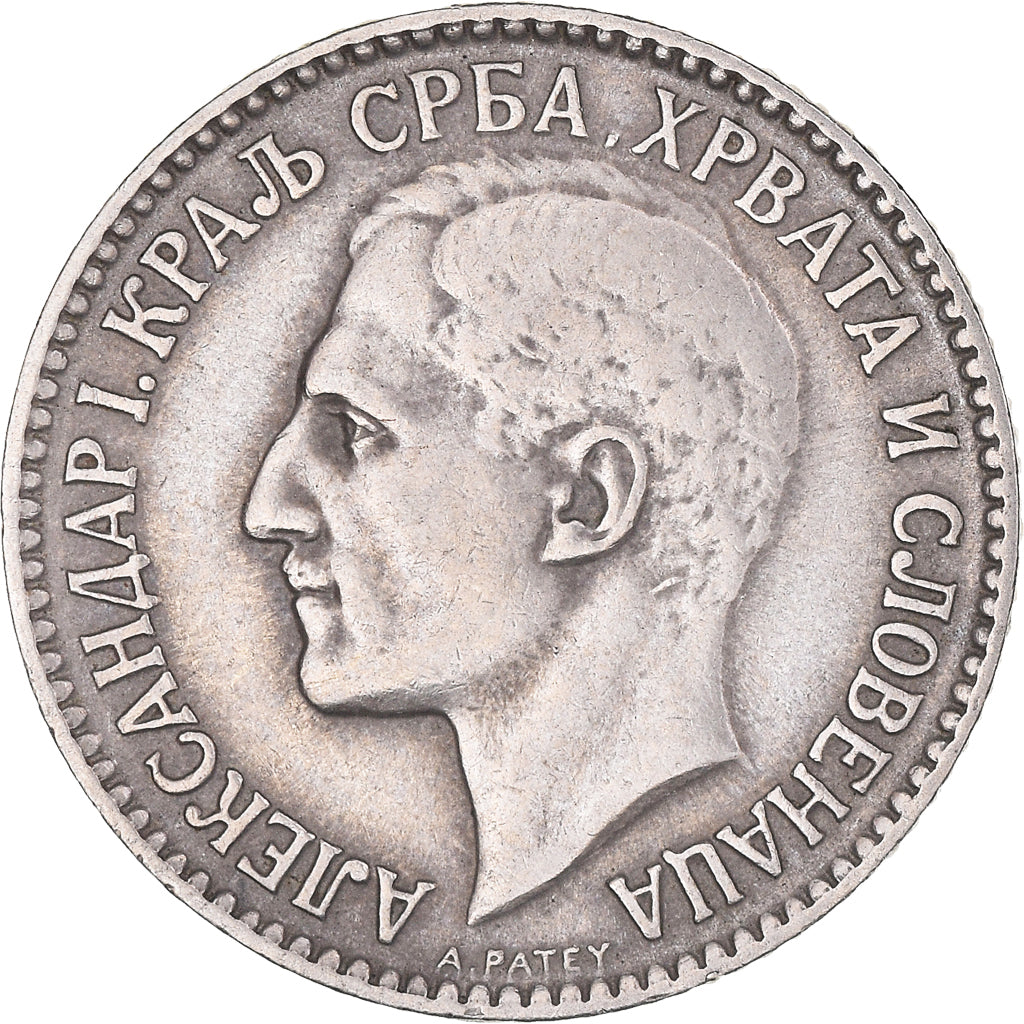 Monnaie, Yougoslavie, Alexander I, Dinar, 1925, Poissy, TTB, Nickel-Bronze, KM:5