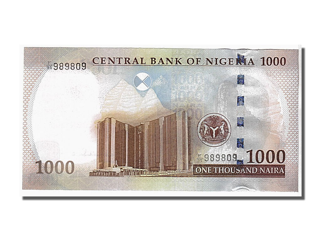 Banknote, Nigeria, 1000 Naira, 2011, KM:36e, UNC(63)