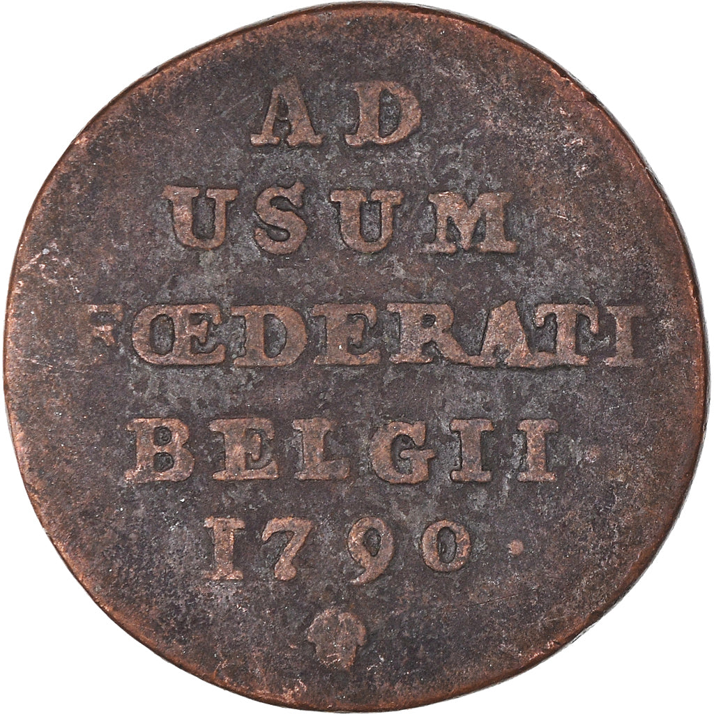 Coin, AUSTRIAN NETHERLANDS, Liard, Oord, 1790, Brussels, VF(20-25), Copper