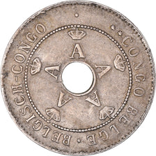 Coin, Belgian Congo, Albert I, 10 Centimes, 1922, Heaton, EF(40-45)