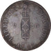 Moneta, Haiti, 2 Centimes, 1846/AN 43, EF(40-45), Miedź, KM:26