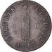 Moneta, Haiti, Centime, 1846/AN 43, VF(30-35), Miedź, KM:24