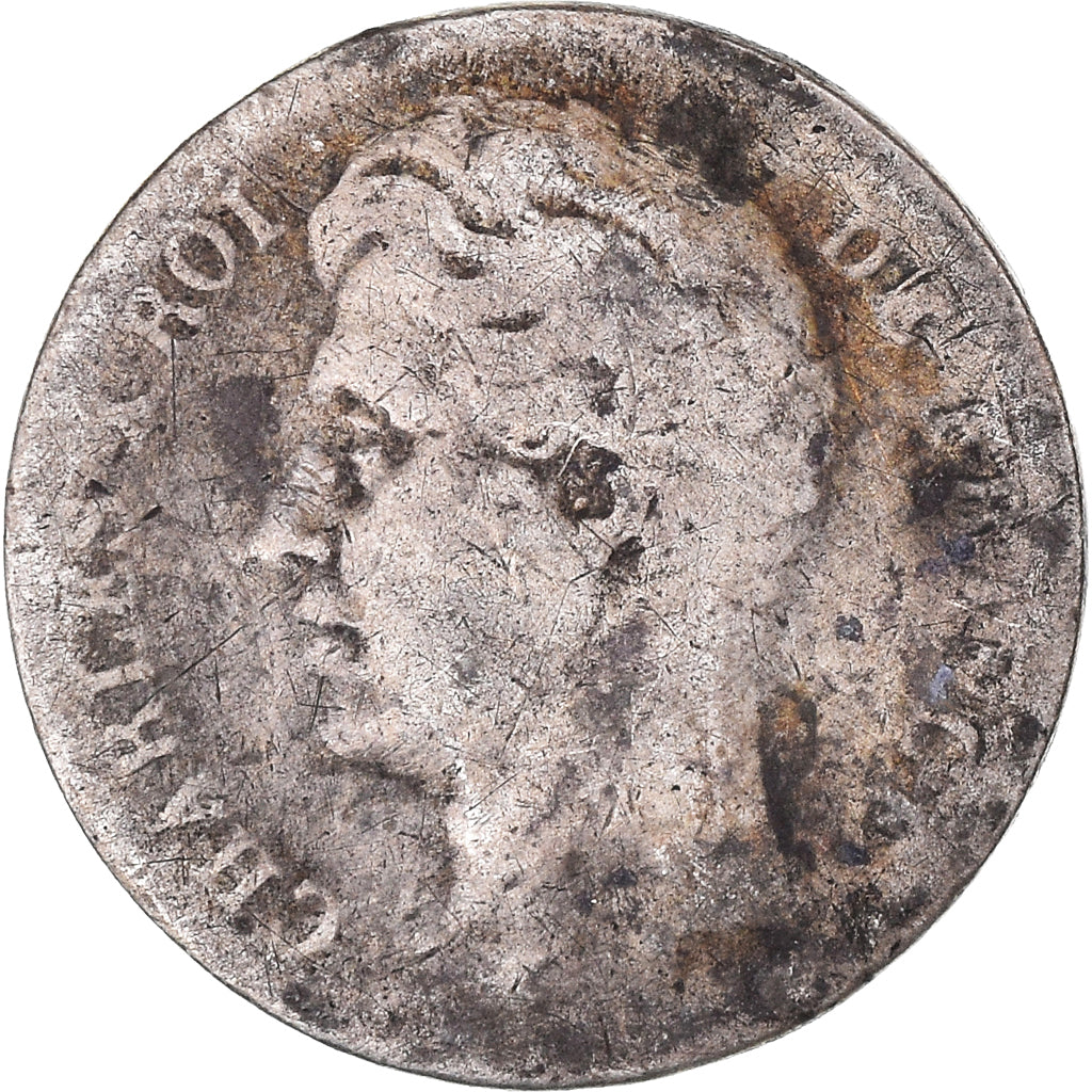 Moneda, Francia, Charles X, 1/2 Franc, 1829, Rouen, BC+, Plata, KM:723.2