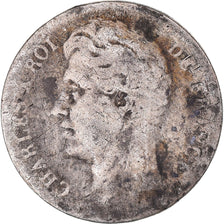Munten, Frankrijk, Charles X, 1/2 Franc, 1829, Rouen, FR, Zilver, KM:723.2