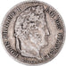 Moneta, Francia, Louis-Philippe, 1/4 Franc, 1841, Paris, MB+, Argento, KM:740.1