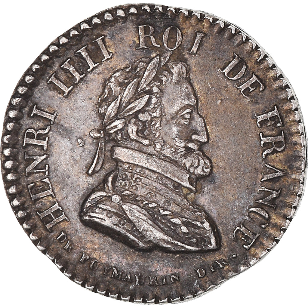 Francja, Quinaire, Ludwik XVIII, Louis XVIII et Henri IV, MS(60-62), Srebro