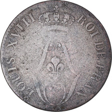 Monnaie, Guyane française, 10 Centimes, 1818, Paris, B+, Billon, KM:A1