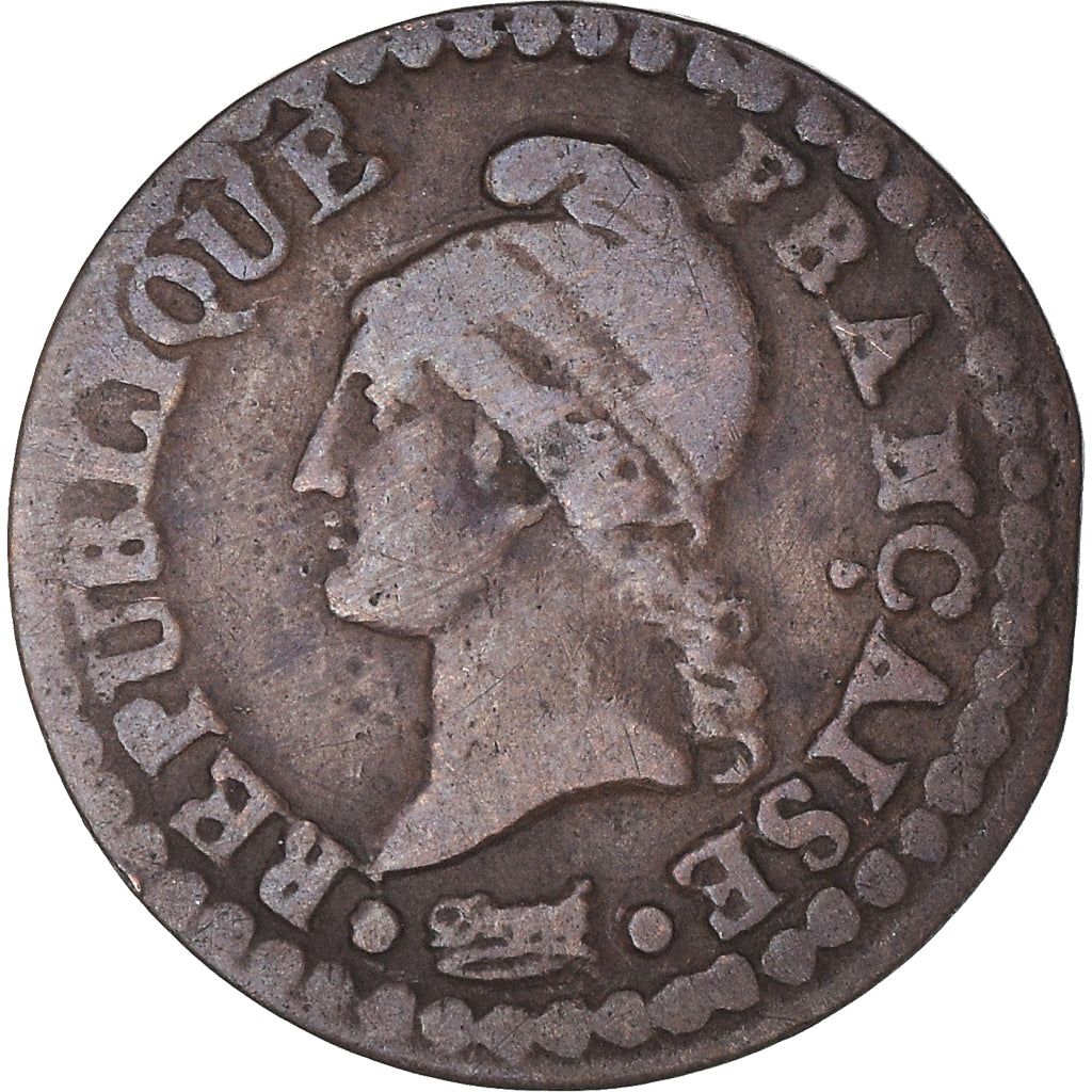 Coin, France, Dupré, Centime, AN 7, Paris, VF(30-35), Bronze, KM:646