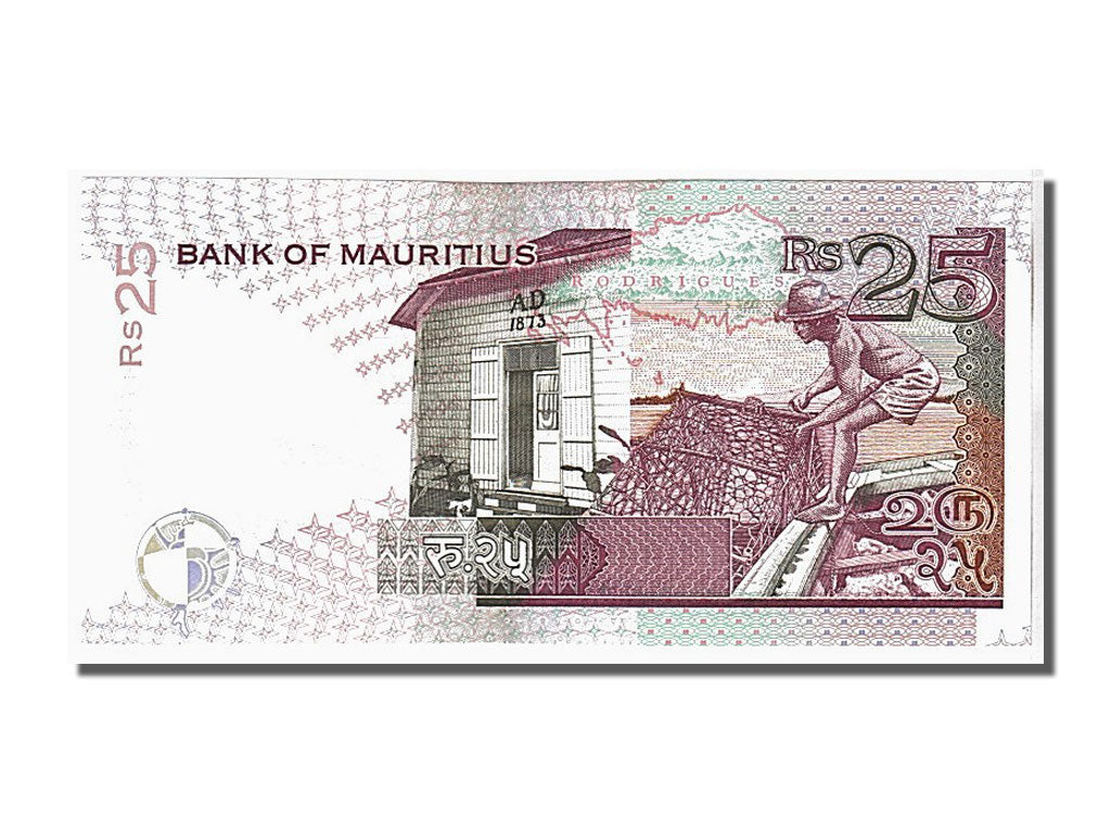 Banconote, Mauritius, 25 Rupees, 1998, KM:42, FDS