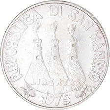 Monnaie, Saint Marin , 500 Lire, 1975, Rome, SUP, Argent, KM:47