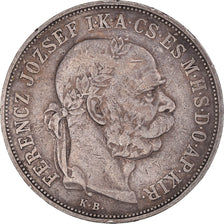 Coin, Hungary, Franz Joseph I, 5 Korona, 1900, Kormoczbanya, EF(40-45), Silver