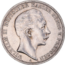 Monnaie, Etats allemands, PRUSSIA, Wilhelm II, 3 Mark, 1912, Berlin, TTB+