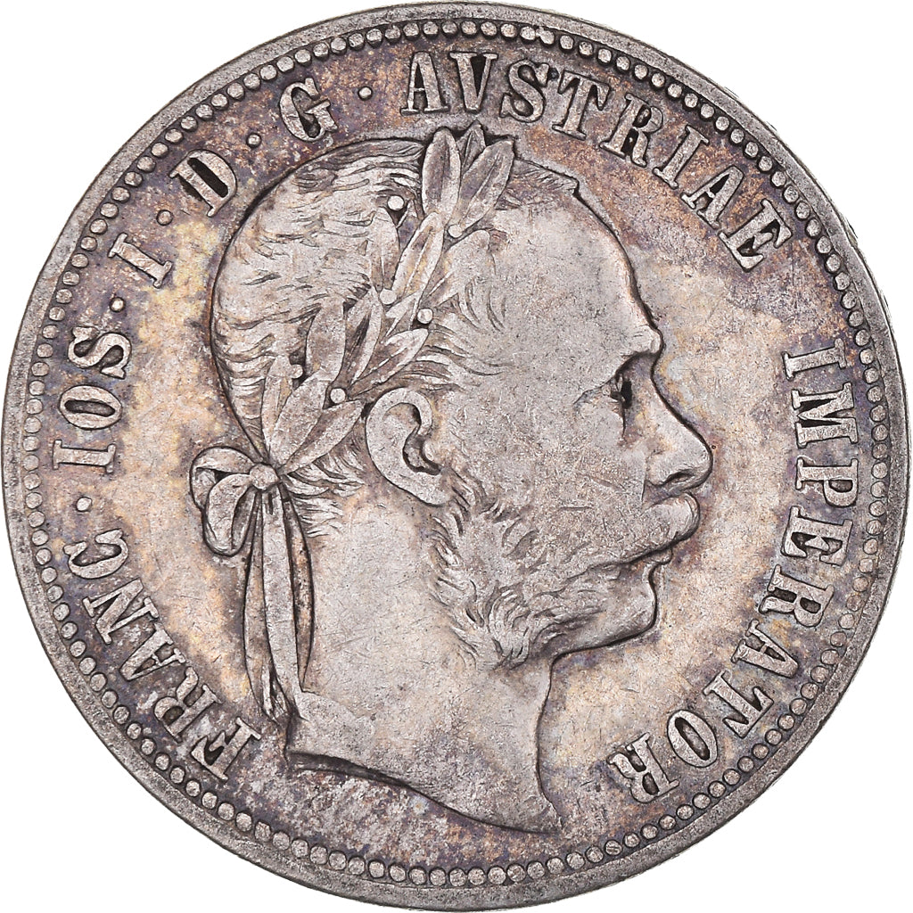 Münze, Österreich, Franz Joseph I, Florin, 1878, Vienna, S+, Silber, KM:2222