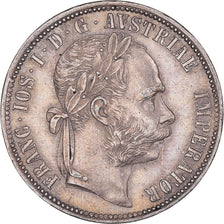 Moneta, Austria, Franz Joseph I, Florin, 1884, Vienna, BB+, Argento, KM:2222