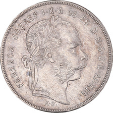 Coin, Hungary, Franz Joseph I, Forint, 1879, Kremnitz, AU(50-53), Silver