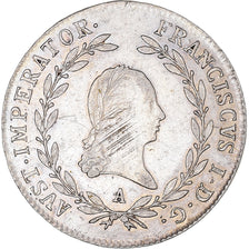 Monnaie, Autriche, Franz II (I), 20 Kreuzer, 1818, Vienna, TTB, Argent, KM:2143