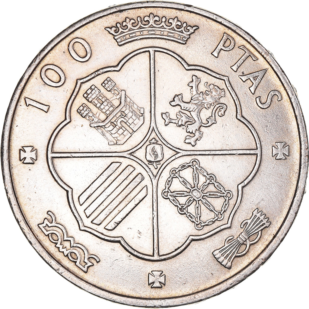 Monnaie, Espagne, Caudillo and regent, 100 Pesetas, 1966 (68), Madrid, TTB+