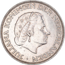 Coin, Netherlands, Juliana, 2-1/2 Gulden, 1960, Utrecht, EF(40-45), Silver
