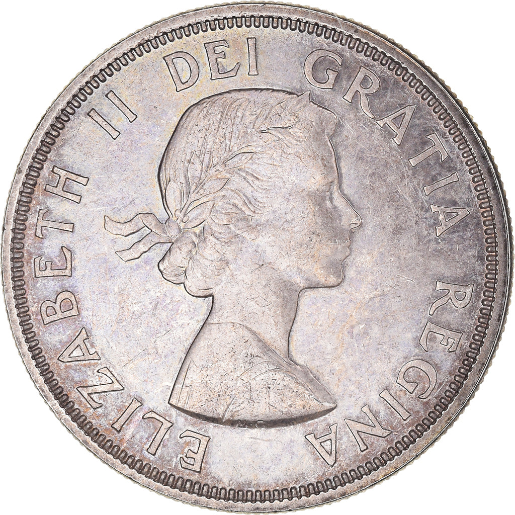 Coin, Canada, Elizabeth II, Dollar, 1964, Royal Canadian Mint, Ottawa