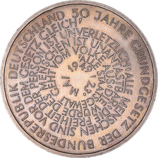 Coin, GERMANY - FEDERAL REPUBLIC, 10 Mark, 1999, Munich, EF(40-45), Silver
